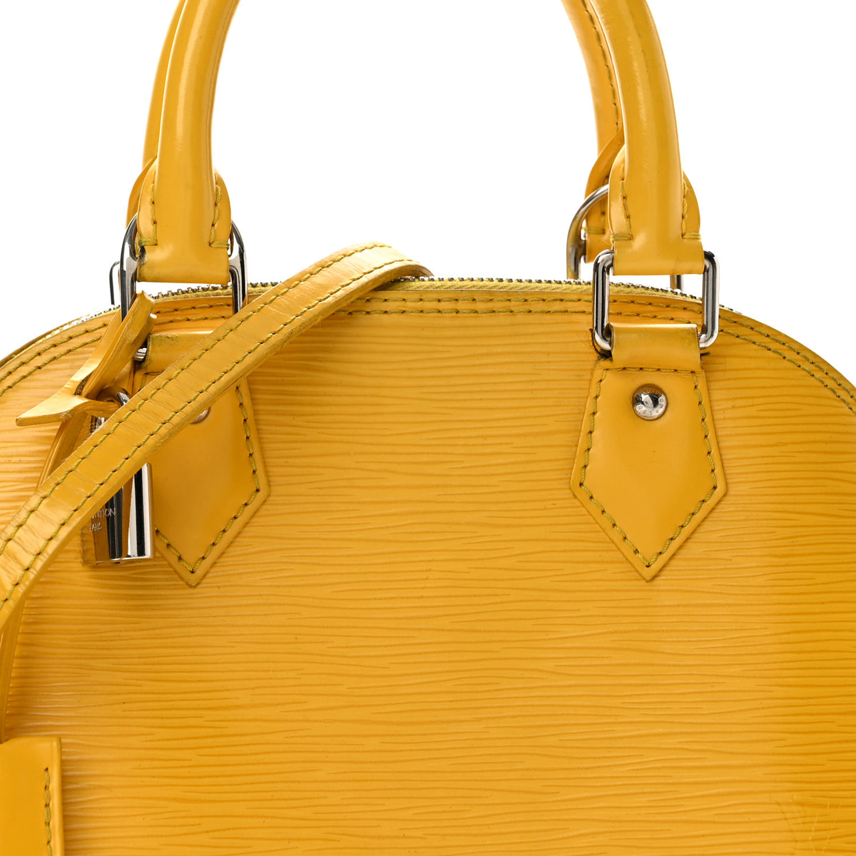 Louis Vuitton Epi Alma BB Citron 8 of 13
