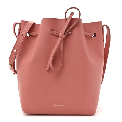 Mansur Gavriel Calfskin Mini Bucket Bag Blush 1 of 18