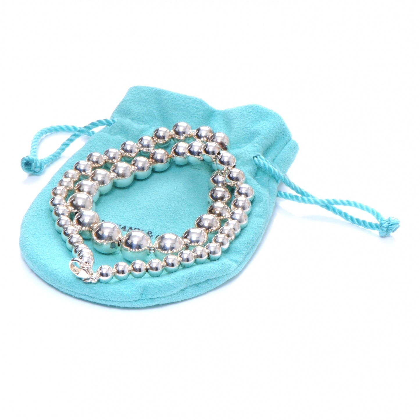 Sterling Silver HardWear Graduated Ball Necklace