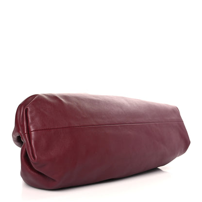 Bottega Veneta Smooth Butter Calf The Pouch Oversized Clutch Bordeaux 4 of 8