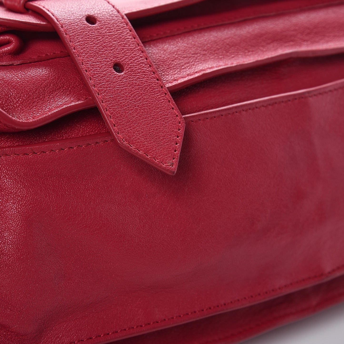 Lambskin Medium PS1 Satchel Raspberry