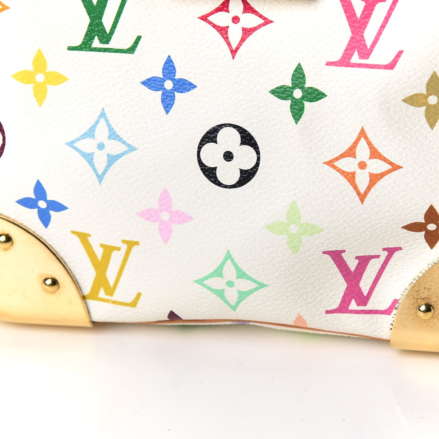 Monogram Multicolor Speedy 30 White