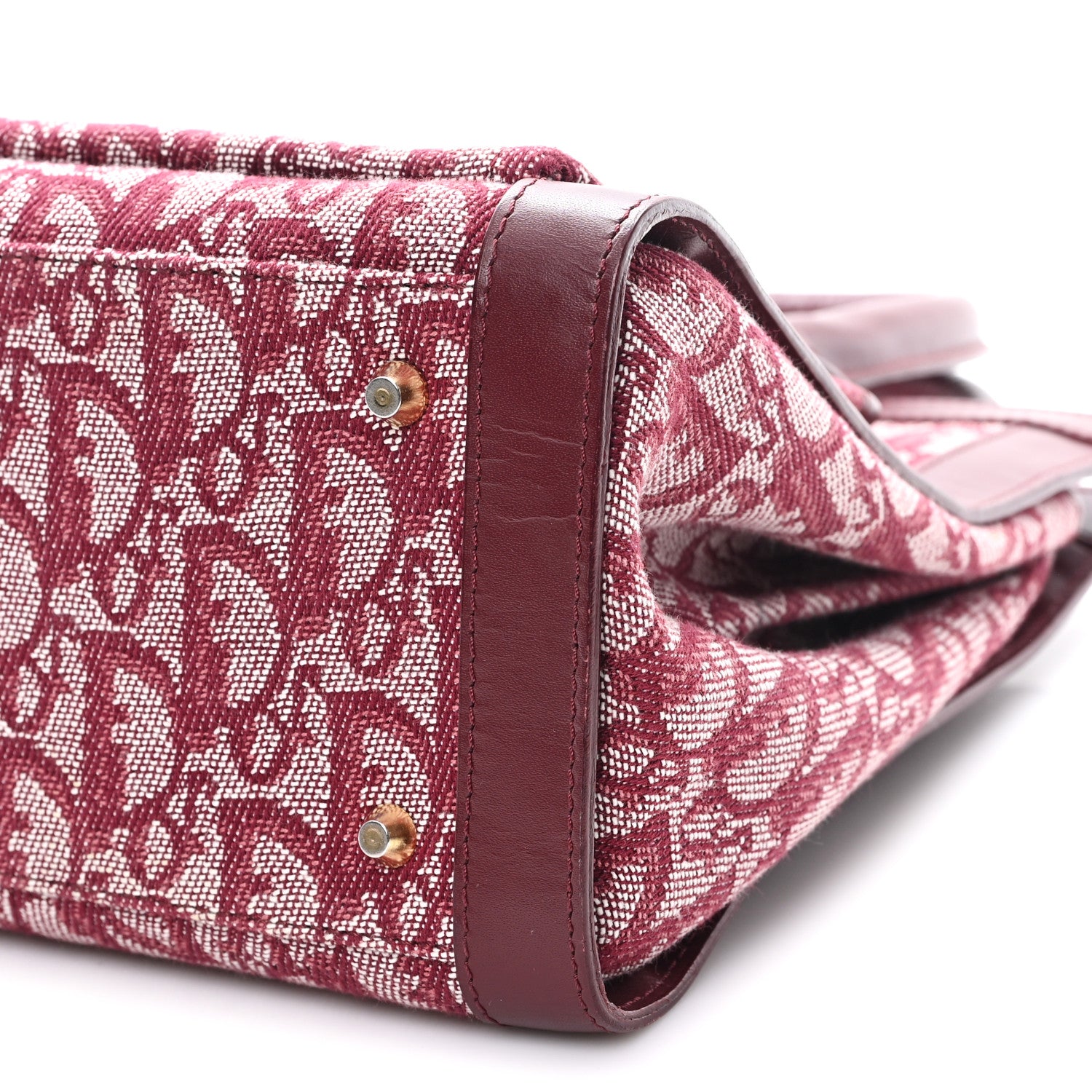 Christian Dior Monogram Pocket Tote Red 10 of 11