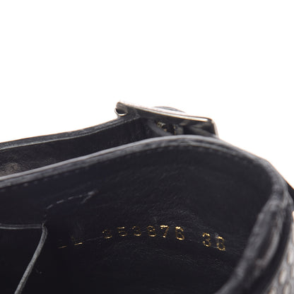 Saint Laurent Smooth Calfskin Studded Womens Punk Ranger Boots 38 Black 9 of 10