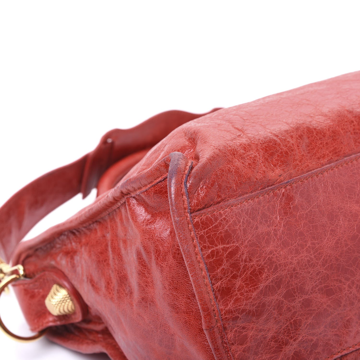 Balenciaga Agneau Giant 21 Gold Hardware City Rouge Coquelicot 7 of 10