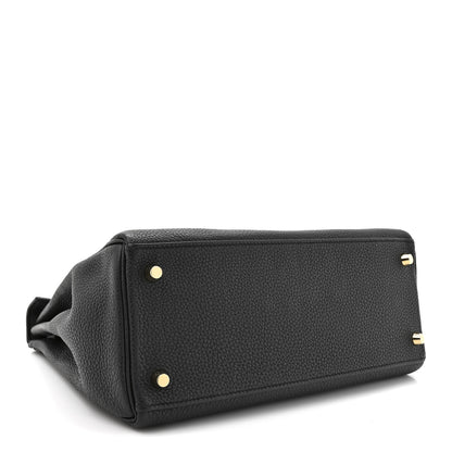 Hermes Togo Kelly Retourne 28 Black 3 of 9