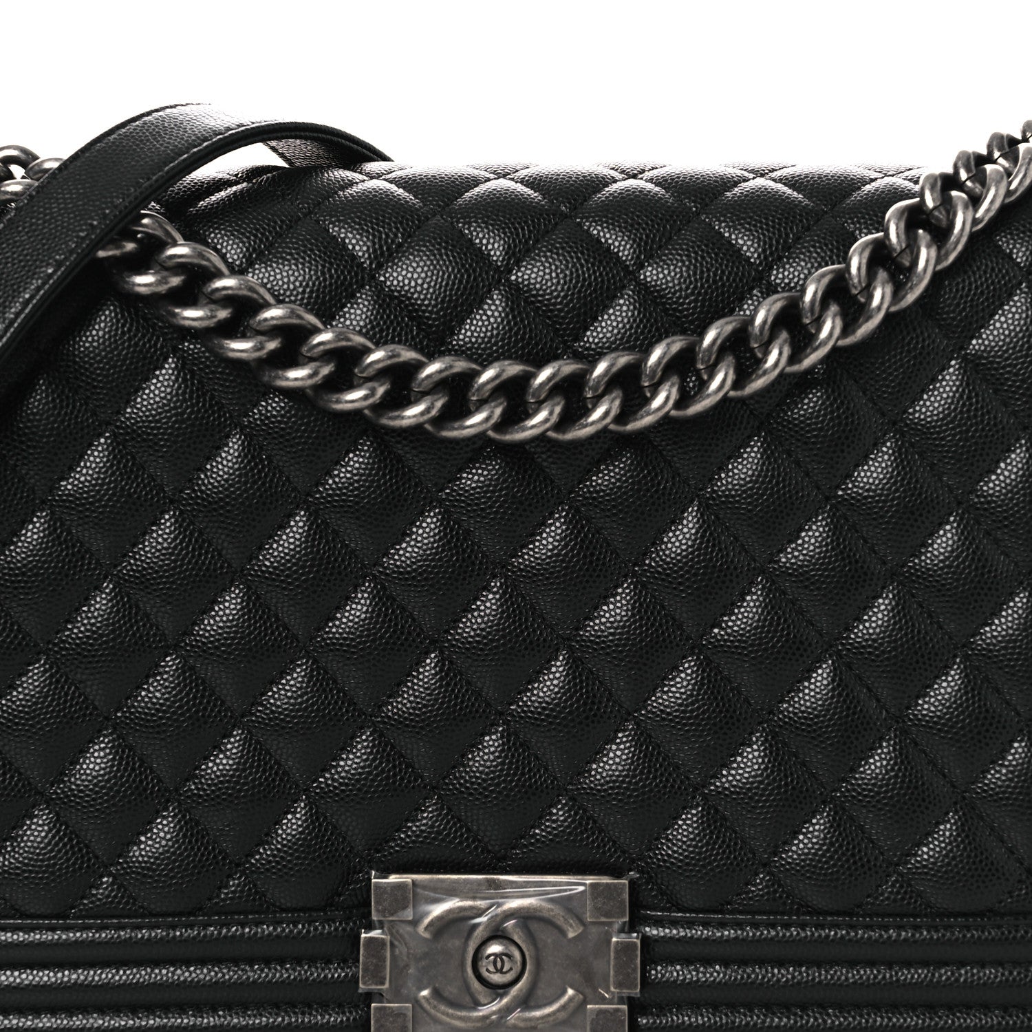 Chanel Caviar Quilted New Medium Boy Flap Black 8 of 12