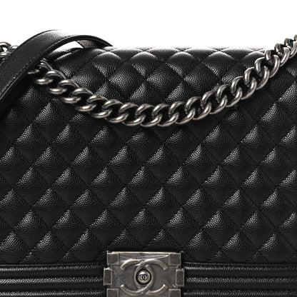 Chanel Caviar Quilted New Medium Boy Flap Black 8 of 12