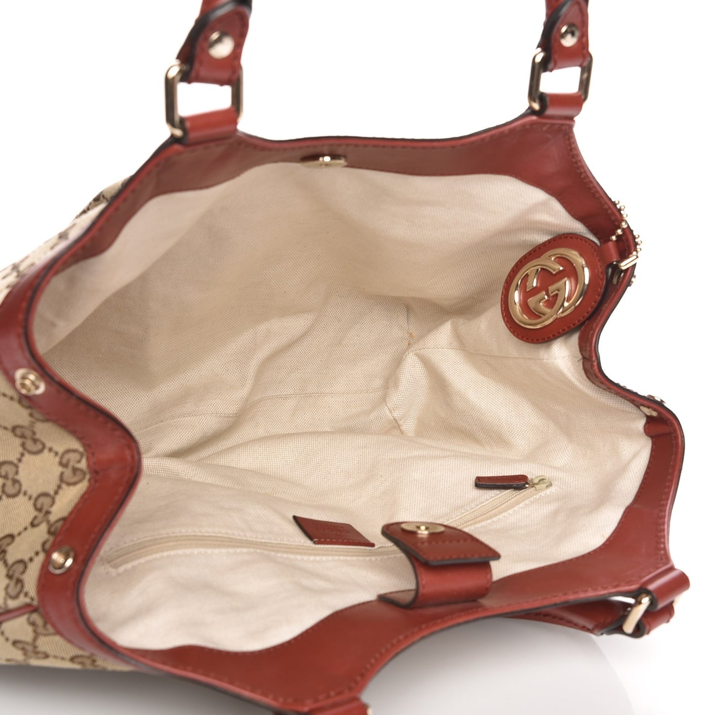 Monogram Medium Sukey Tote Dark Red