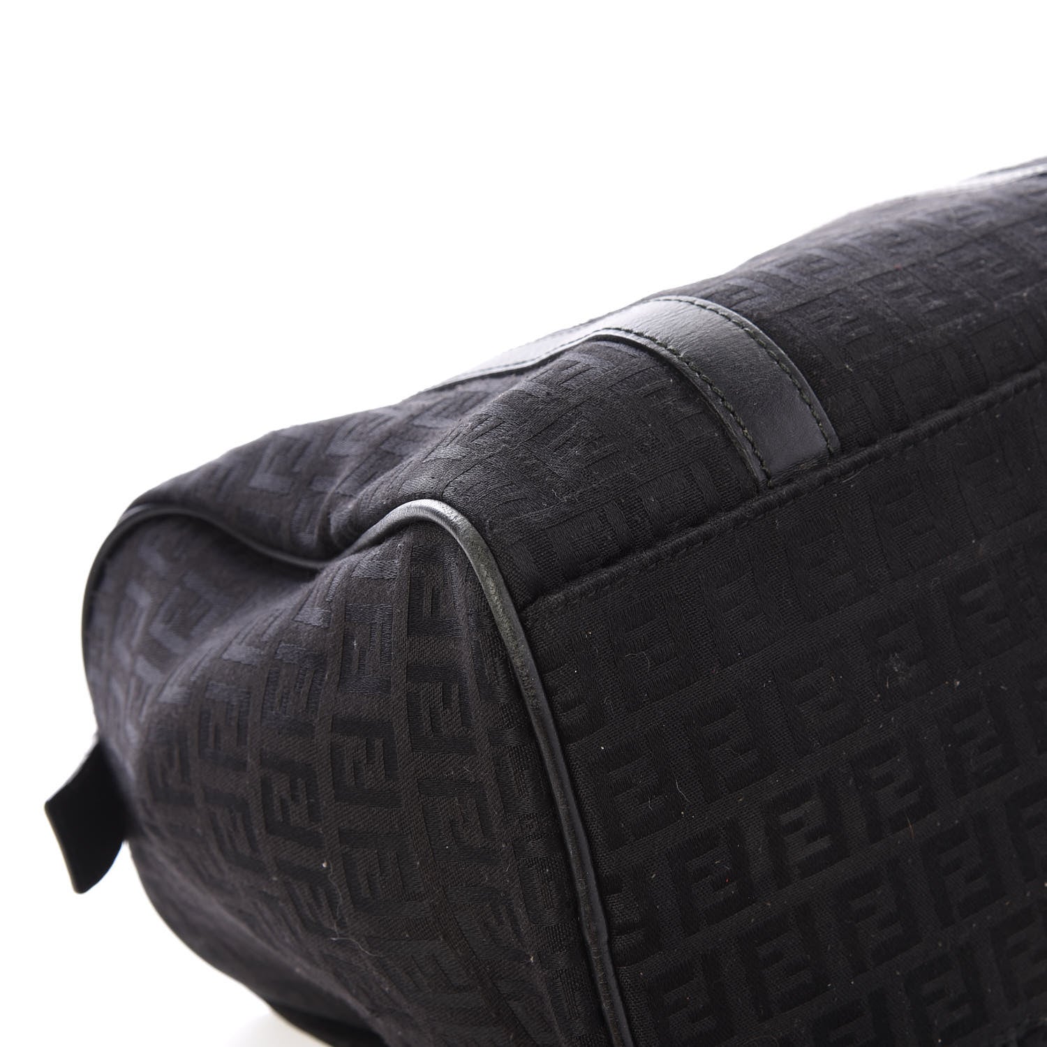 Fendi Zucchino Vitello Small Boston Black 7 of 14