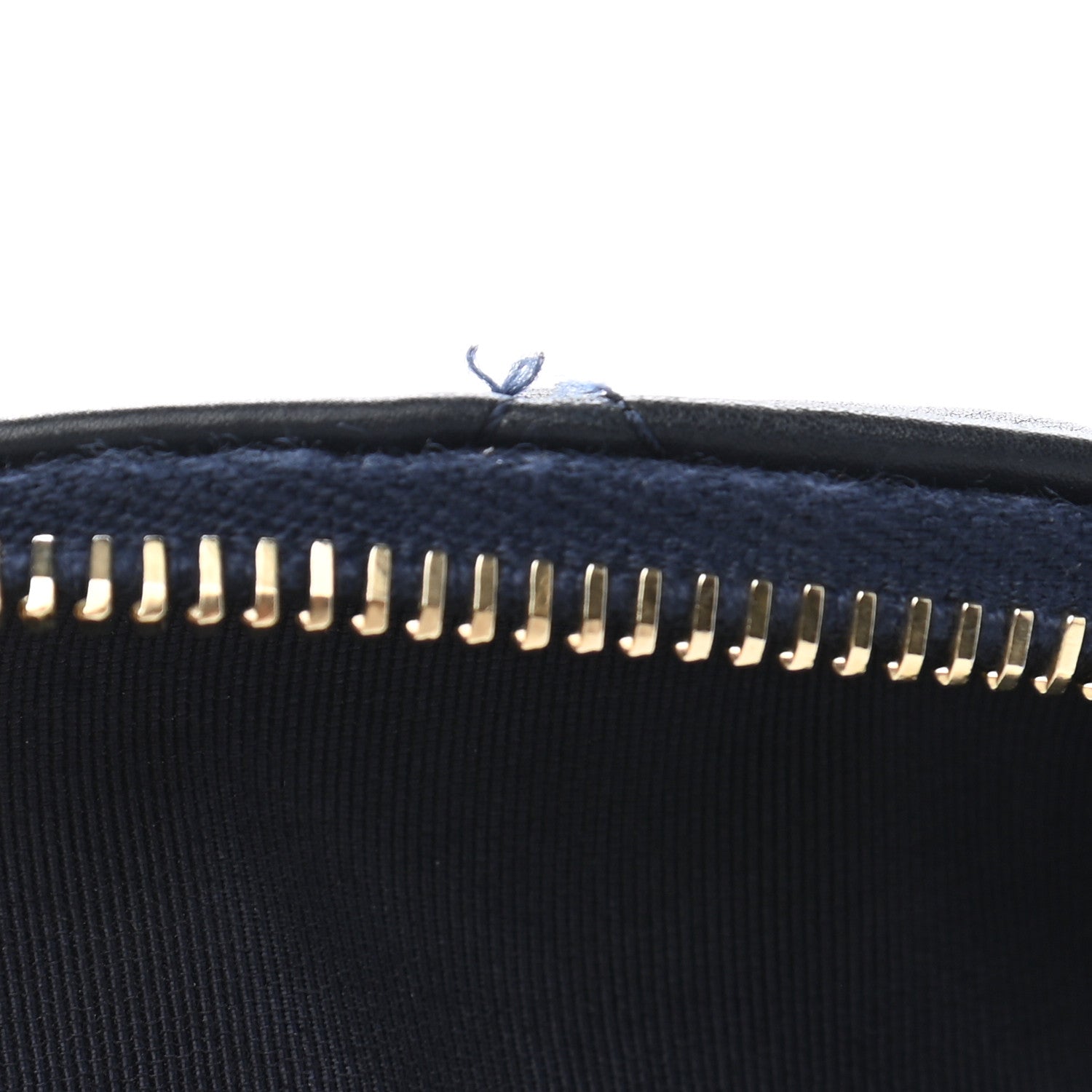 Chanel Calfskin Quilted Banane Waist Bag Fanny Pack Navy Blue 14 of 16