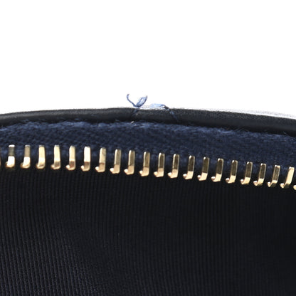 Chanel Calfskin Quilted Banane Waist Bag Fanny Pack Navy Blue 14 of 16