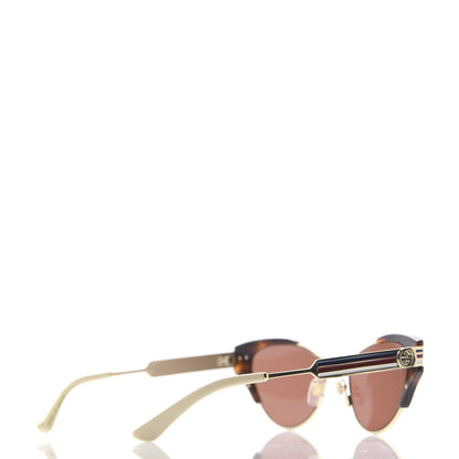 Gucci Cat Eye Web Sunglasses GG0522S Tortoise 4 of 7