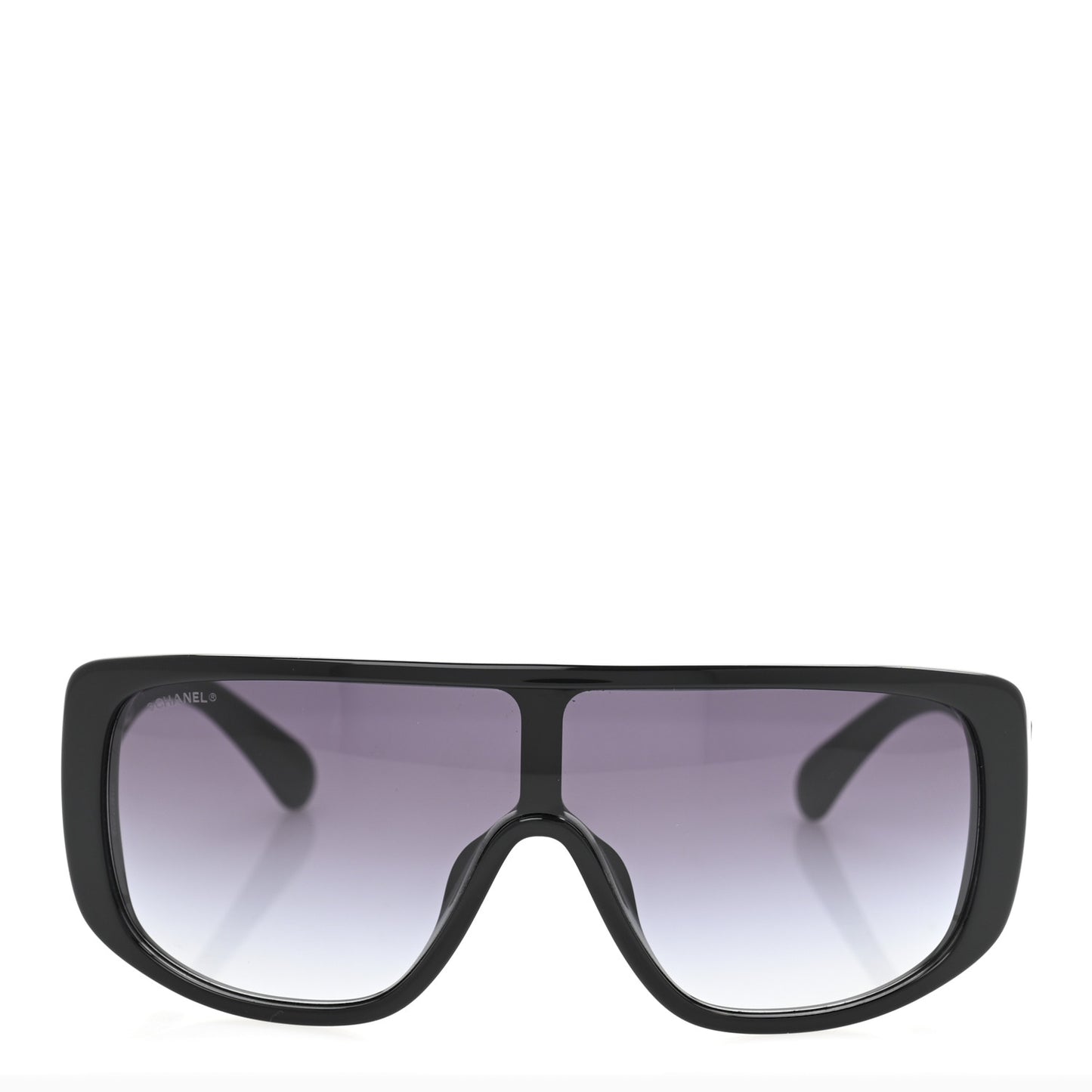 Acetate Shield Sunglasses 5495A Black
