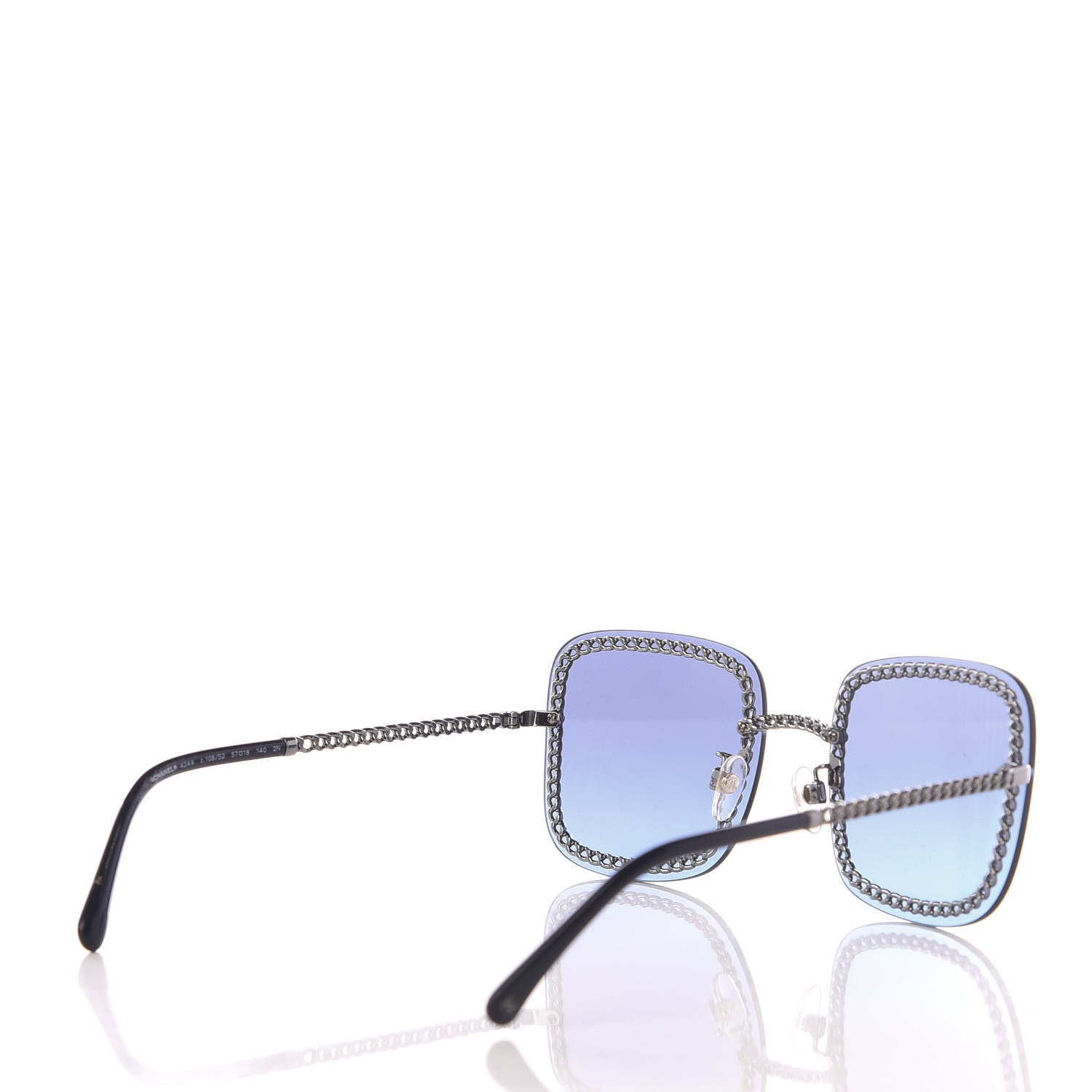 Chanel Chain Square Sunglasses 4244 Blue 4 of 7