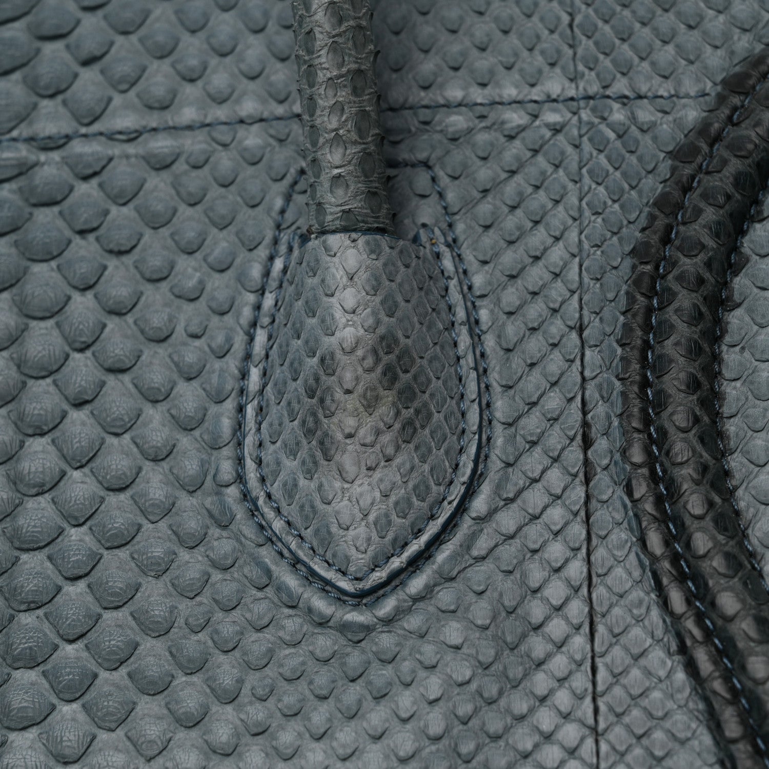 Celine Snakeskin Medium Phantom Luggage Grey 16 of 22