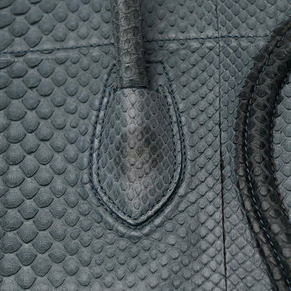Celine Snakeskin Medium Phantom Luggage Grey 16 of 22