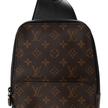 Louis Vuitton Monogram Macassar Avenue Sling Bag 7 of 9