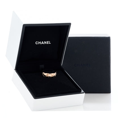 Chanel 18K Beige Gold Small Coco Crush Ring 55 7.25 9 of 9