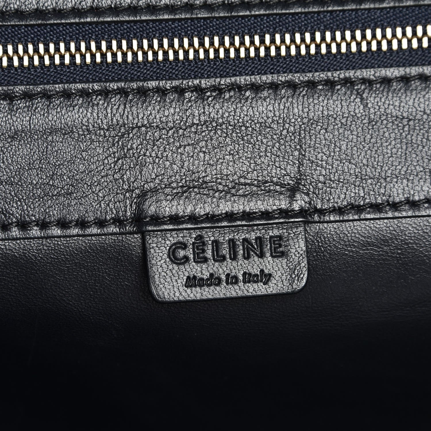 Celine Ayers Snakeskin Vertical Cabas Black Multi 6 of 6