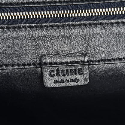 Celine Ayers Snakeskin Vertical Cabas Black Multi 6 of 6