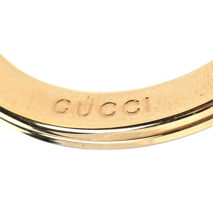 Gucci Nylon Charisma Calfskin Web Ophidia Key Ring Beige Orange Mystic White 3 of 4
