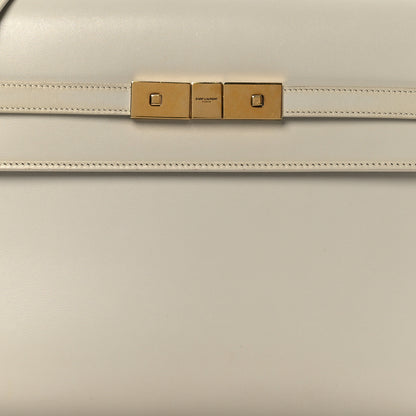 Saint Laurent Smooth Calfskin Manhattan Shoulder Bag Crema Soft 8 of 15