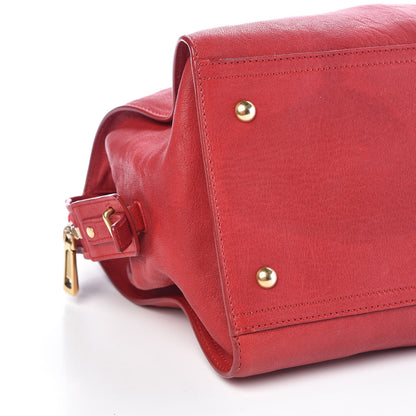 Saint Laurent Sheepskin Medium Cabas ChYc Rouge Orient 15 of 23