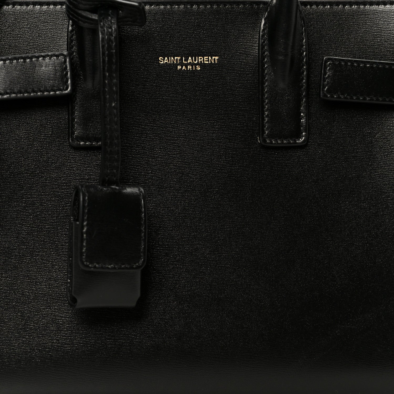 Saint Laurent Calfskin Nano Sac De Jour Black 9 of 11