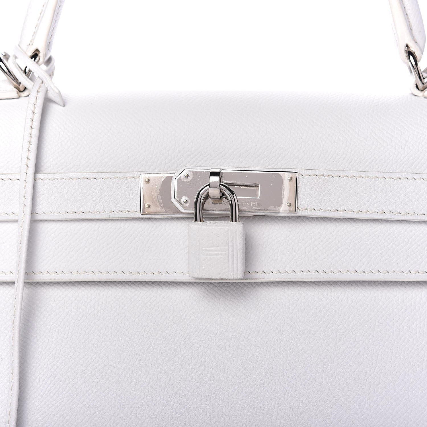 Hermes Epsom Kelly Sellier 32 White 10 of 11