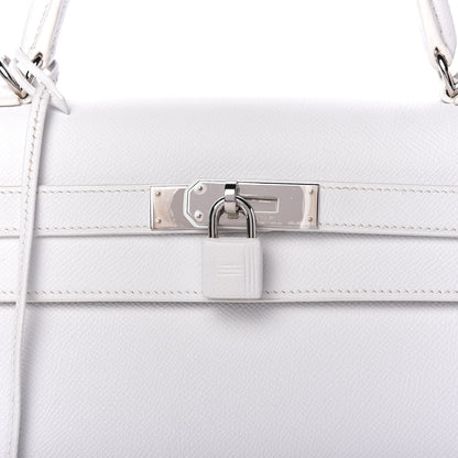 Hermes Epsom Kelly Sellier 32 White 10 of 11
