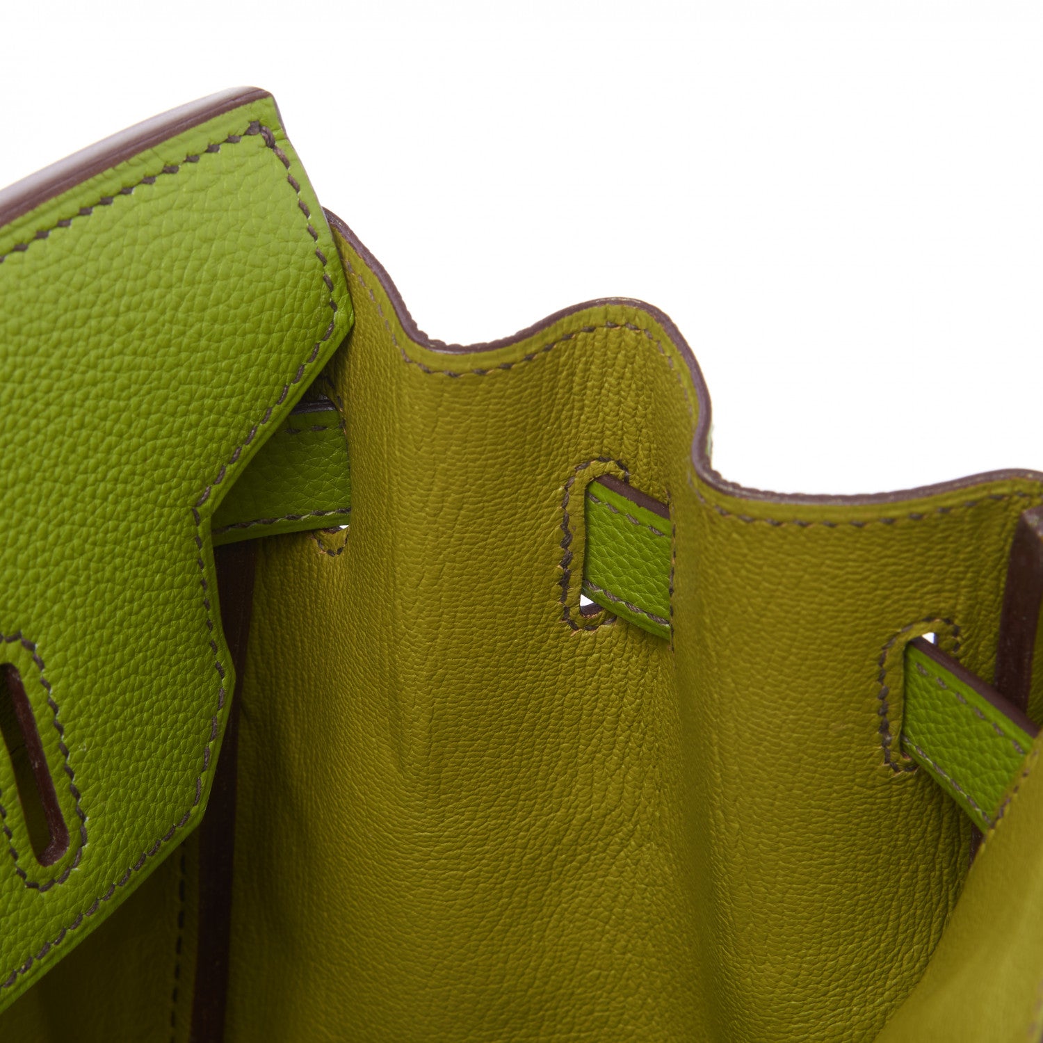 Hermes Togo Birkin 30 Vert Anis 18 of 29