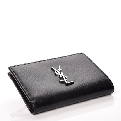 Saint Laurent Calfskin Fragments Flap Wallet Black 4 of 10