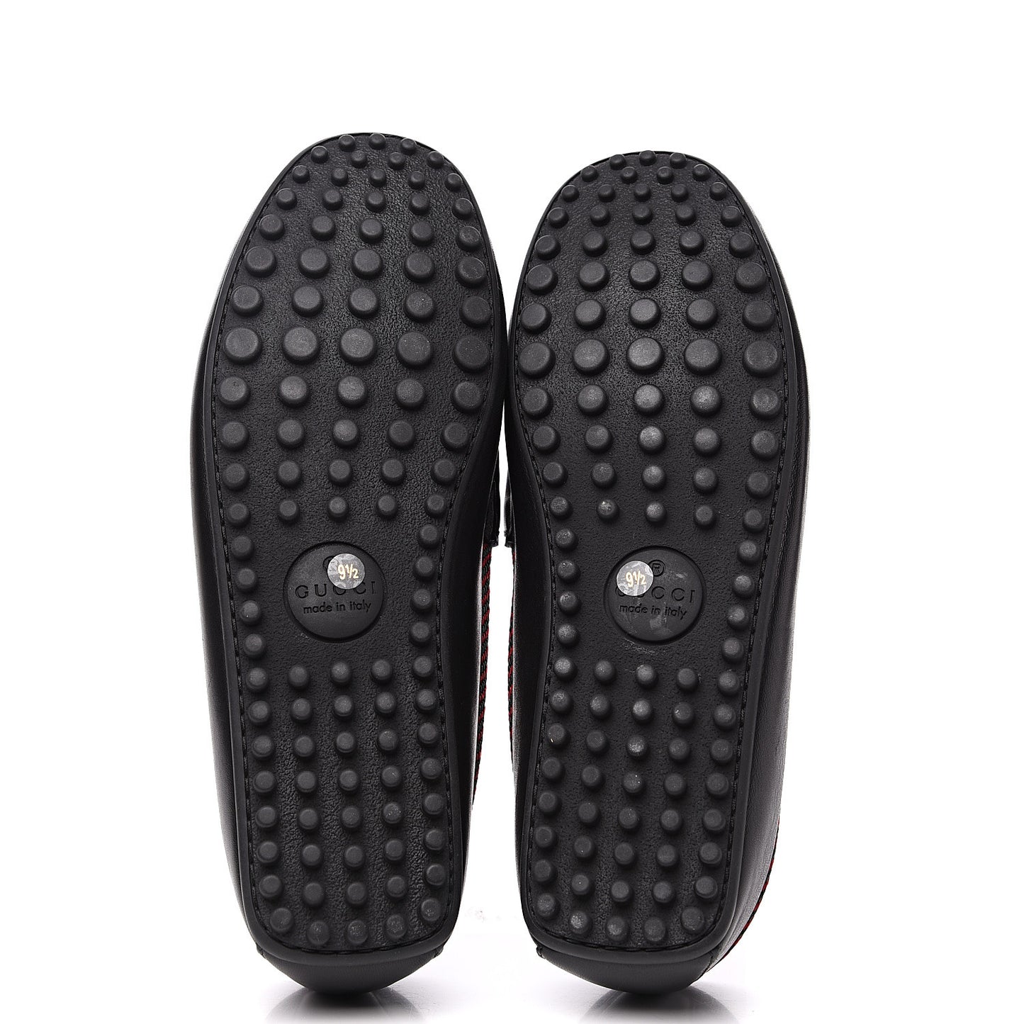 Nappa Mens Bee Driver Loafers 9.5 Black
