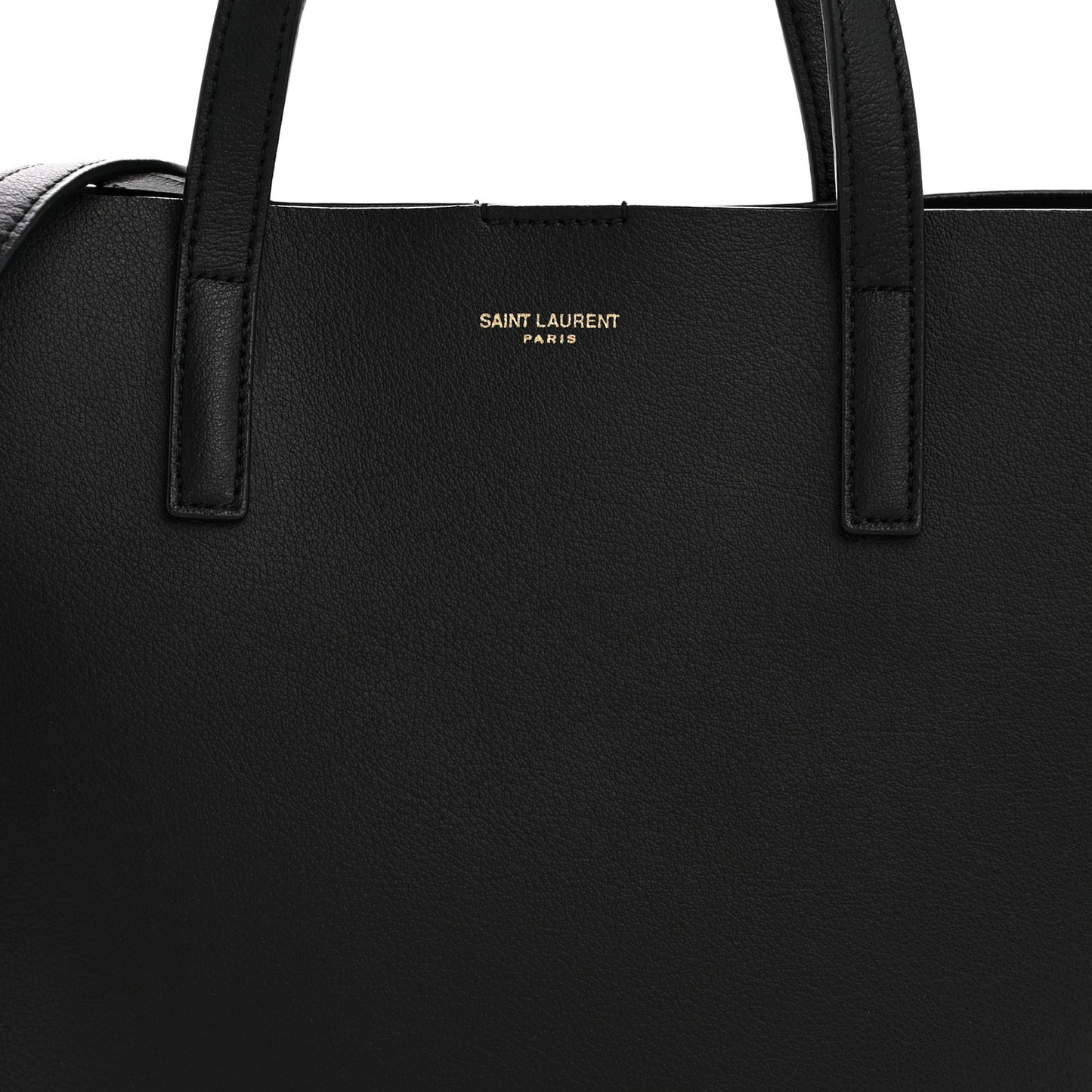 Calfskin Toy Shopping Tote Black