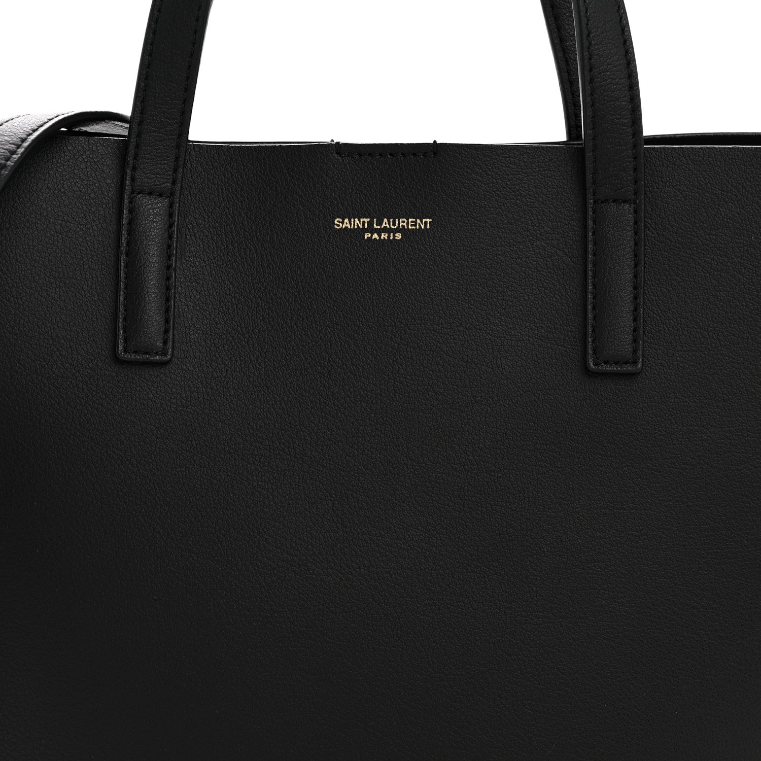 Saint Laurent Calfskin Toy Shopping Tote Black 8 of 12