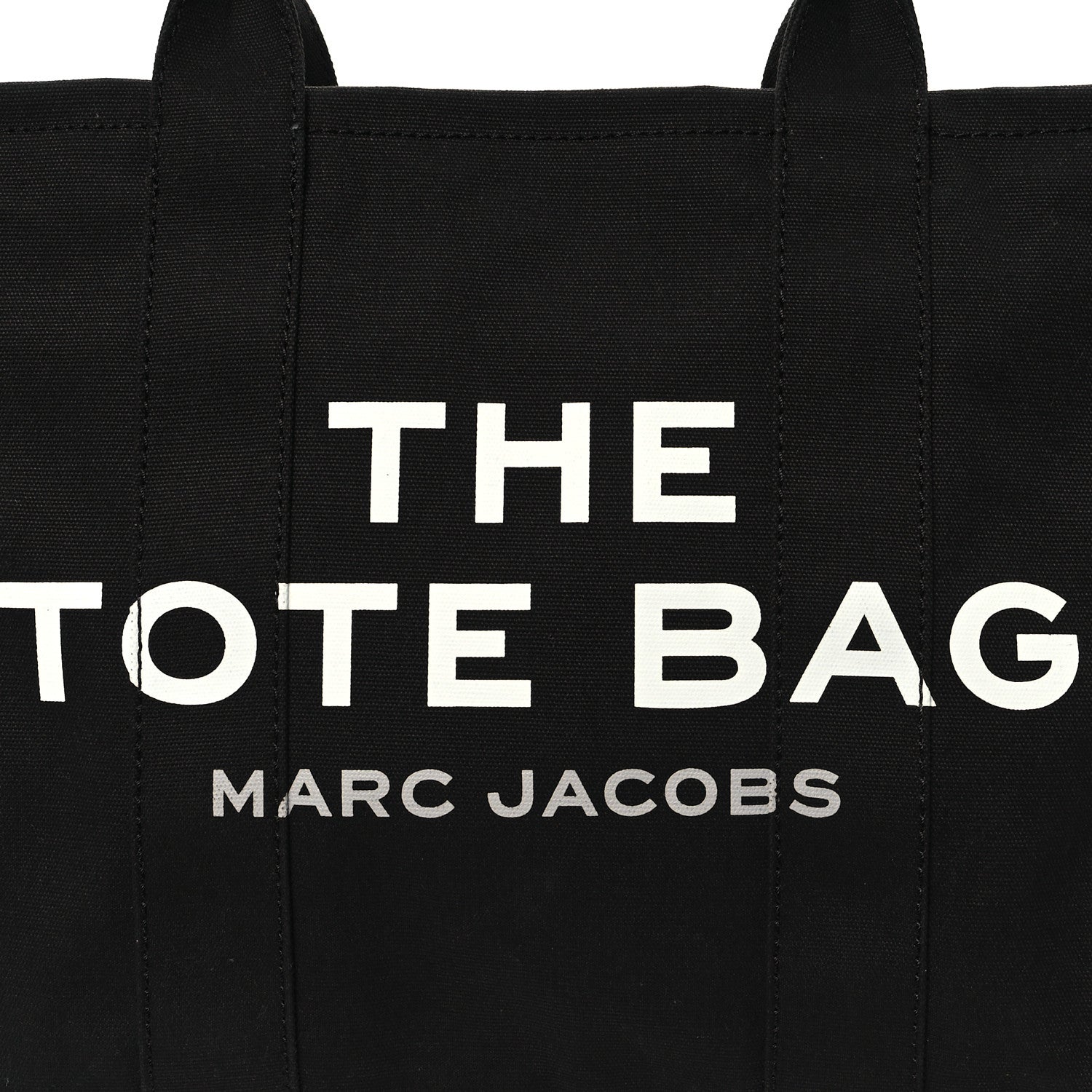Marc Jacobs Cotton Canvas Large The Tote Bag Black 8 of 12