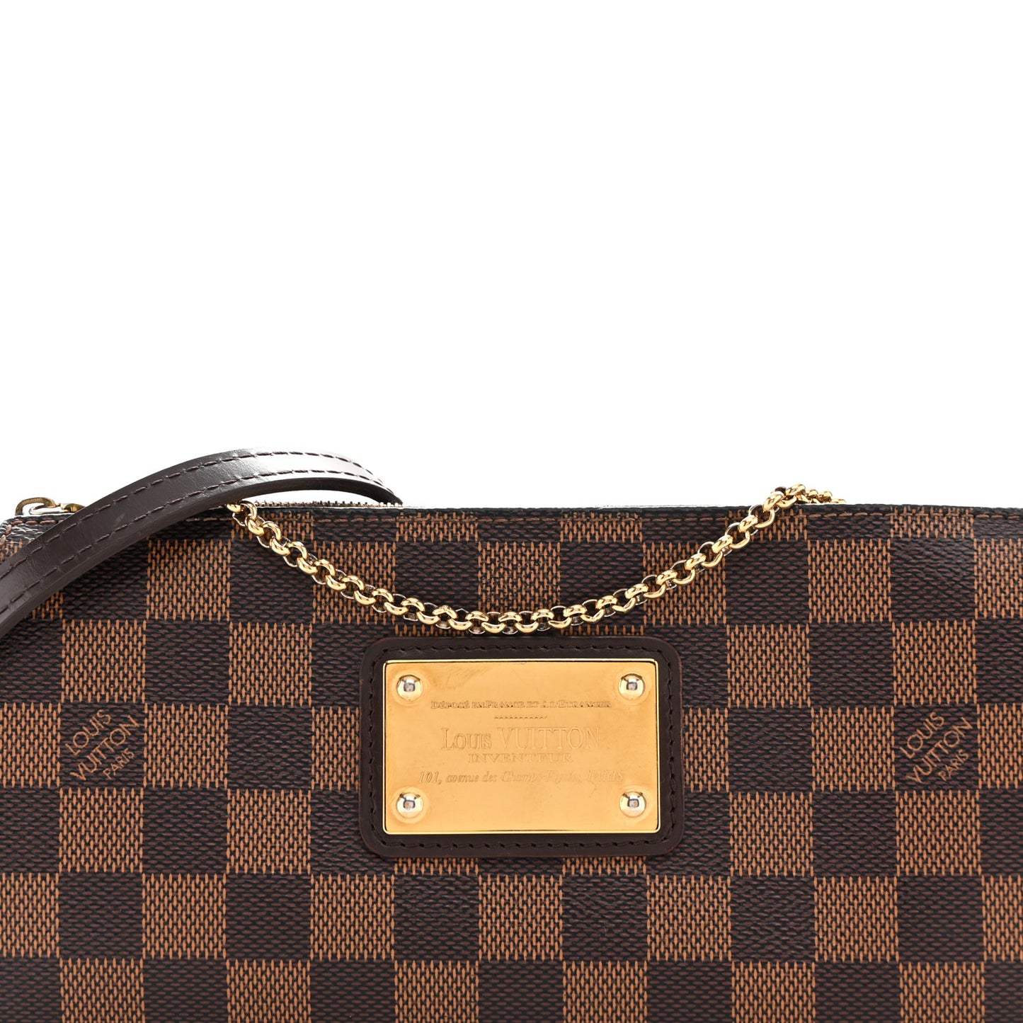 Damier Ebene Eva Clutch