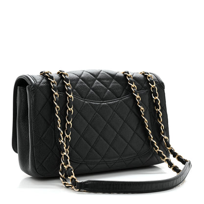 Chanel Caviar Quilted Medium CC Filigree Flap Black 2 of 10