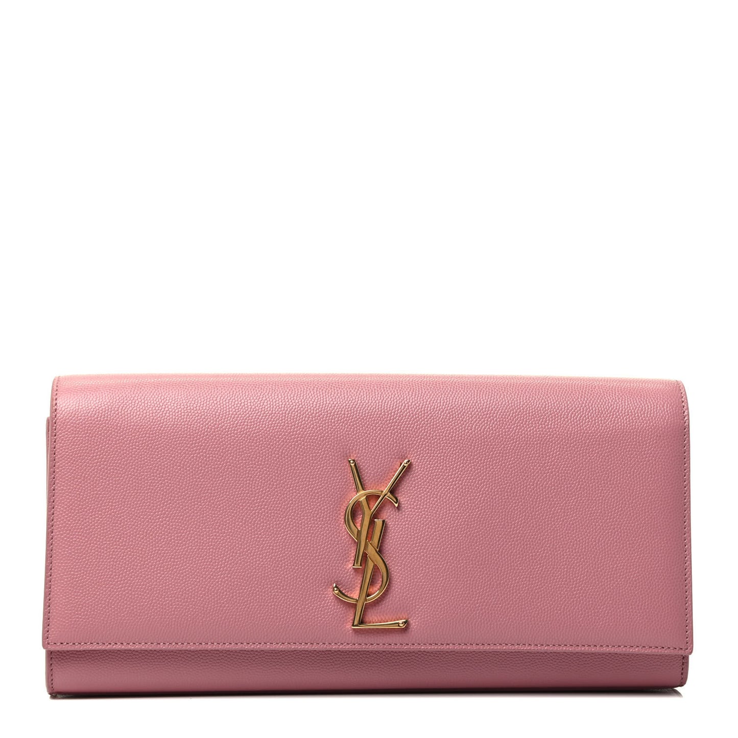 Grain De Poudre Classic Monogram Cassandre Clutch Pink