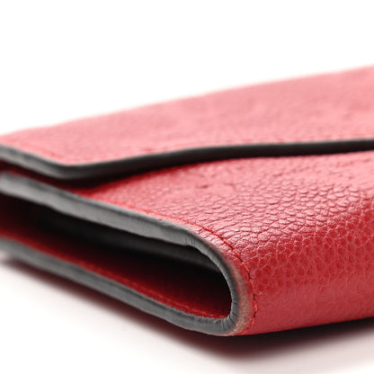 Louis Vuitton Empreinte Compact Curieuse Wallet Cherry 8 of 15