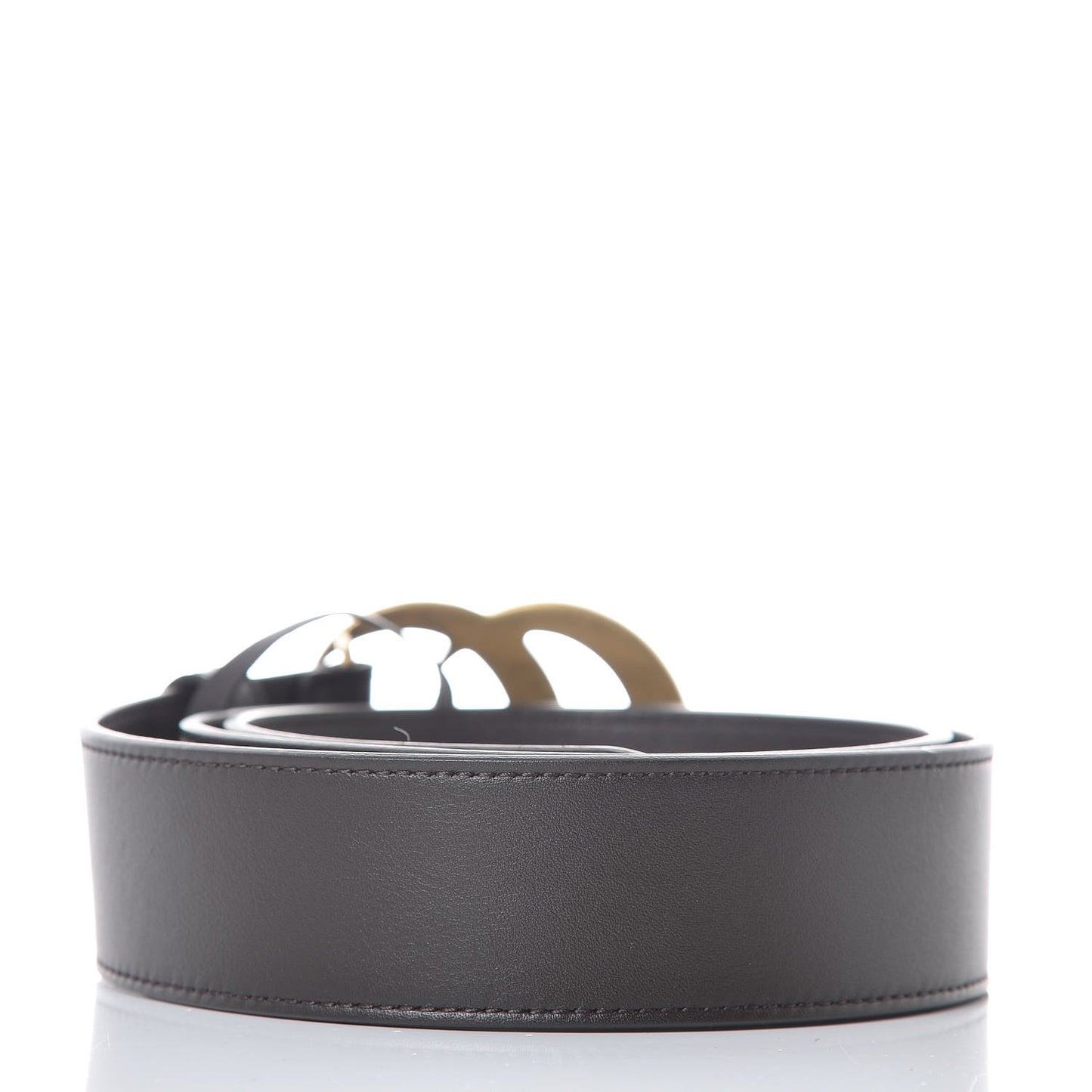 Calfskin Double G 40mm Belt 85 34 Dark Cocoa