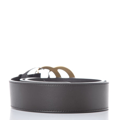 Gucci Calfskin Double G 40mm Belt 85 34 Dark Cocoa 3 of 7
