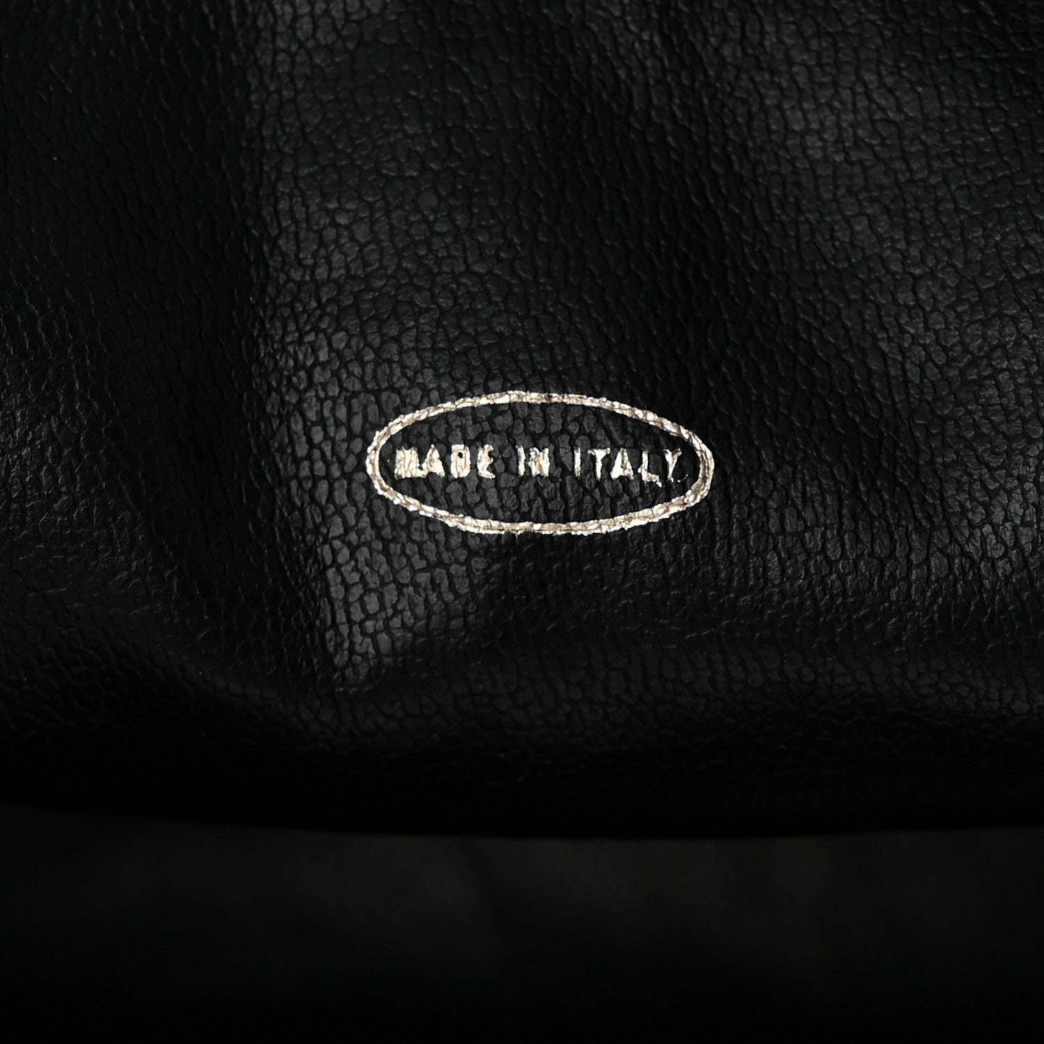 Chanel Grained Calfskin Quilted Drawstring Bucket Bag Black 9 of 13