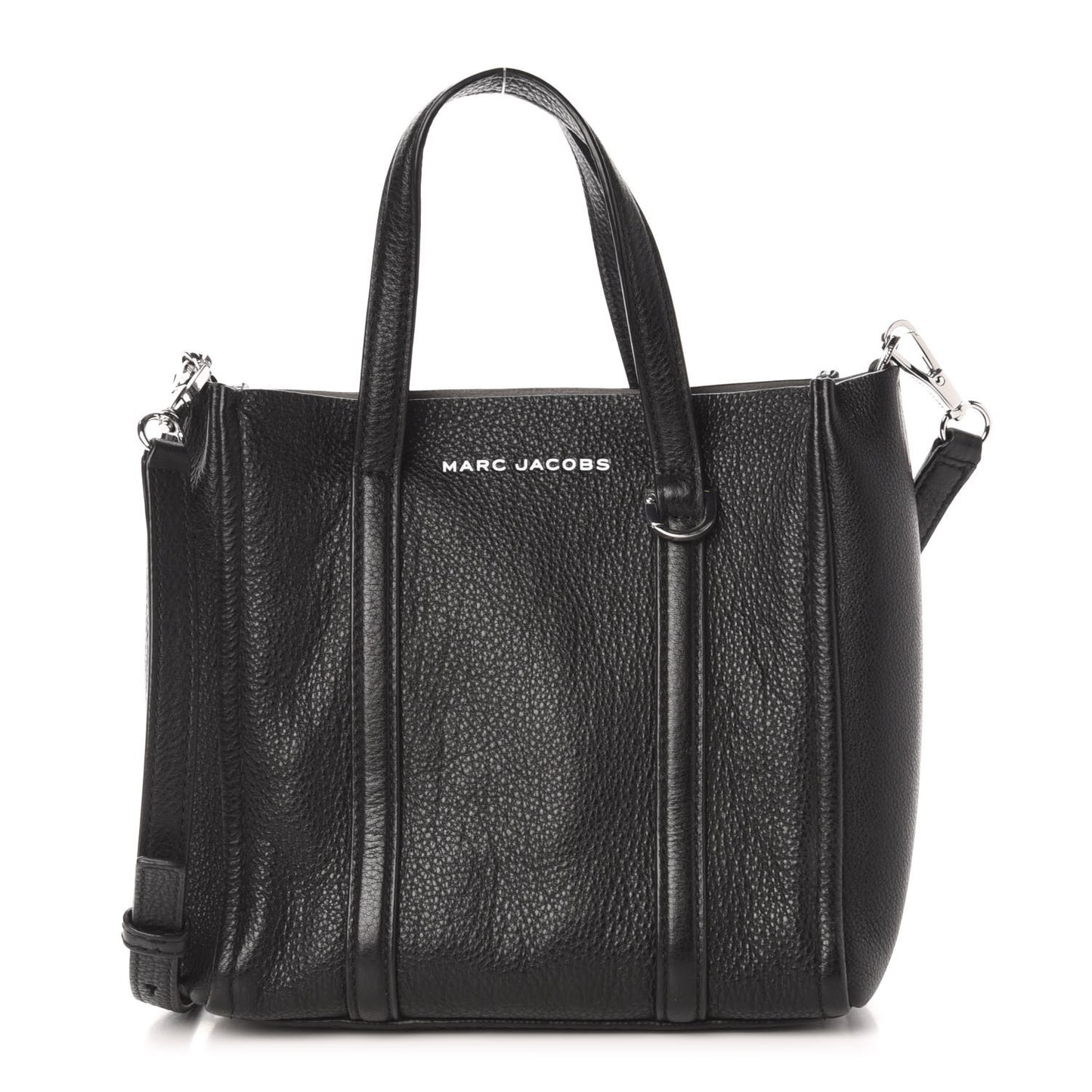 Grained Calfskin The Tag 21 Tote Black