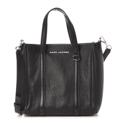 Marc Jacobs Grained Calfskin The Tag 21 Tote Black 1 of 10