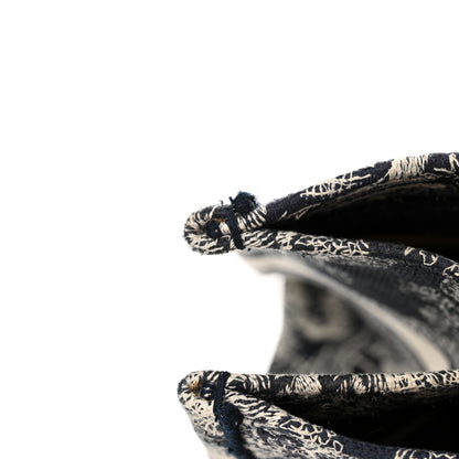 Christian Dior Canvas Embroidered Medium Dioriviera Toile De Jouy Reverse Book Tote Blue 13 of 15