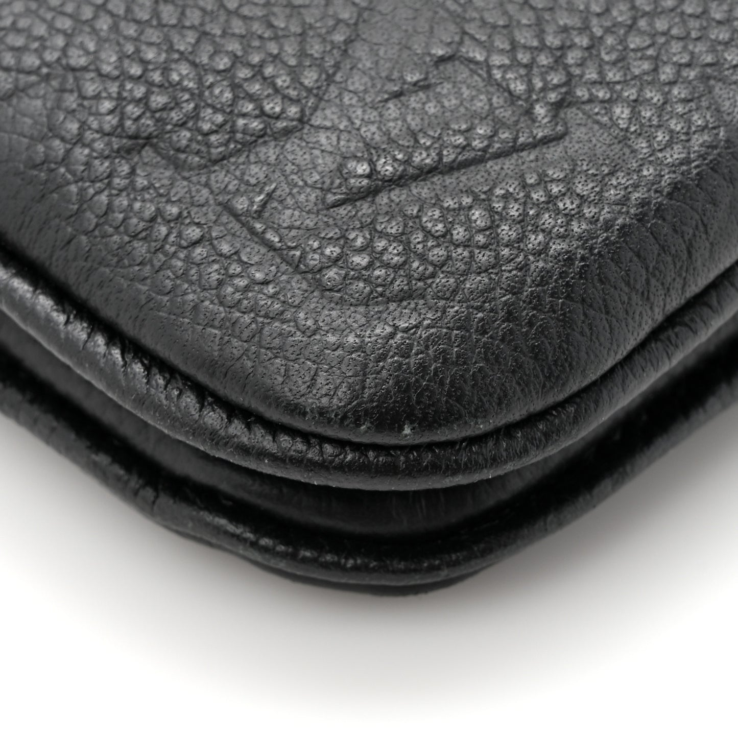Empreinte Double Zip Pochette Black