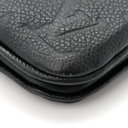 Louis Vuitton Empreinte Double Zip Pochette Black 11 of 12