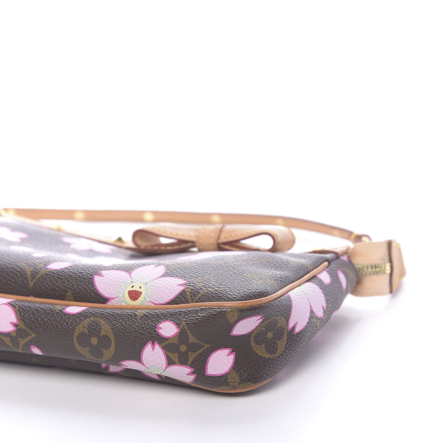 Monogram Cherry Blossom Pochette Accessories Brown